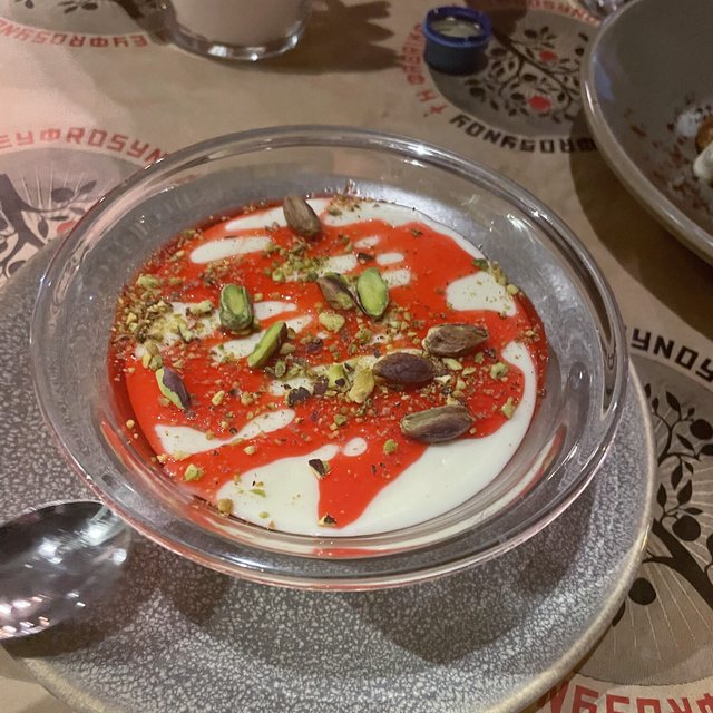 A dip under chili oil