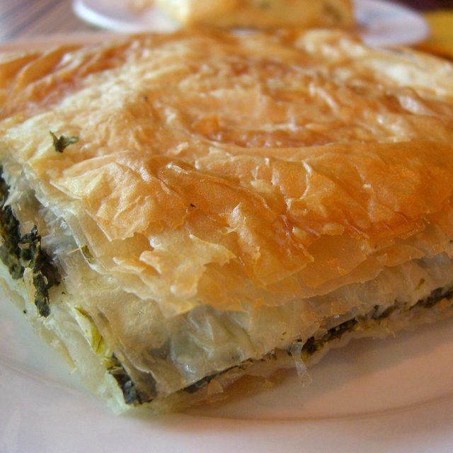 Spanakopita and tiropita
