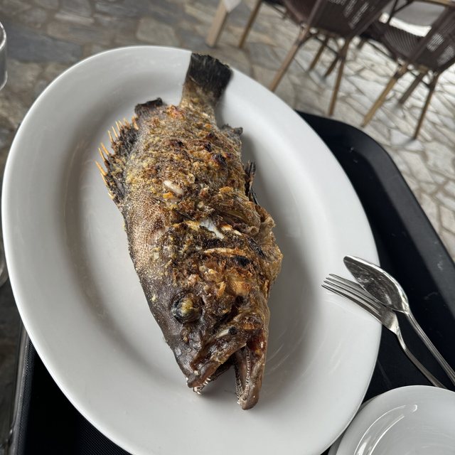 Whole grilled fish